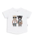 HuxBaby Leopard Friend T-Shirt White 3-6M